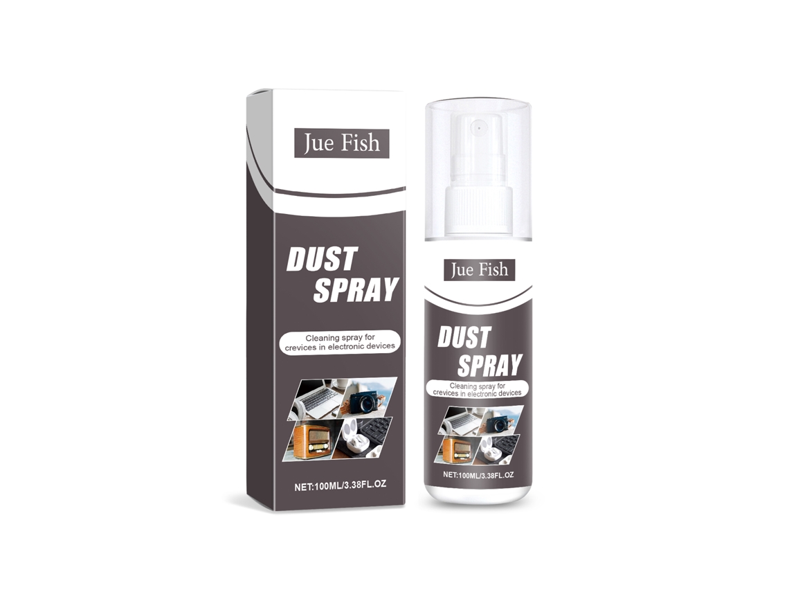 Spray limpiador de teclados: eliminación eficaz del polvo.