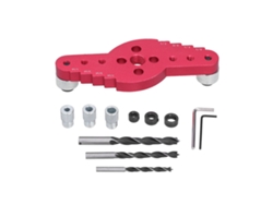 Kit De Guía Para Taladro De Espigones Con Brocas Localizador Jig Herramientas De Carpintería 12 Piezas
