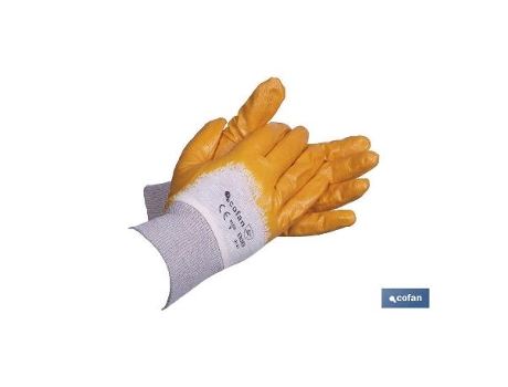 Guantes nitrilo amarillo t-10 caja 12 unid.