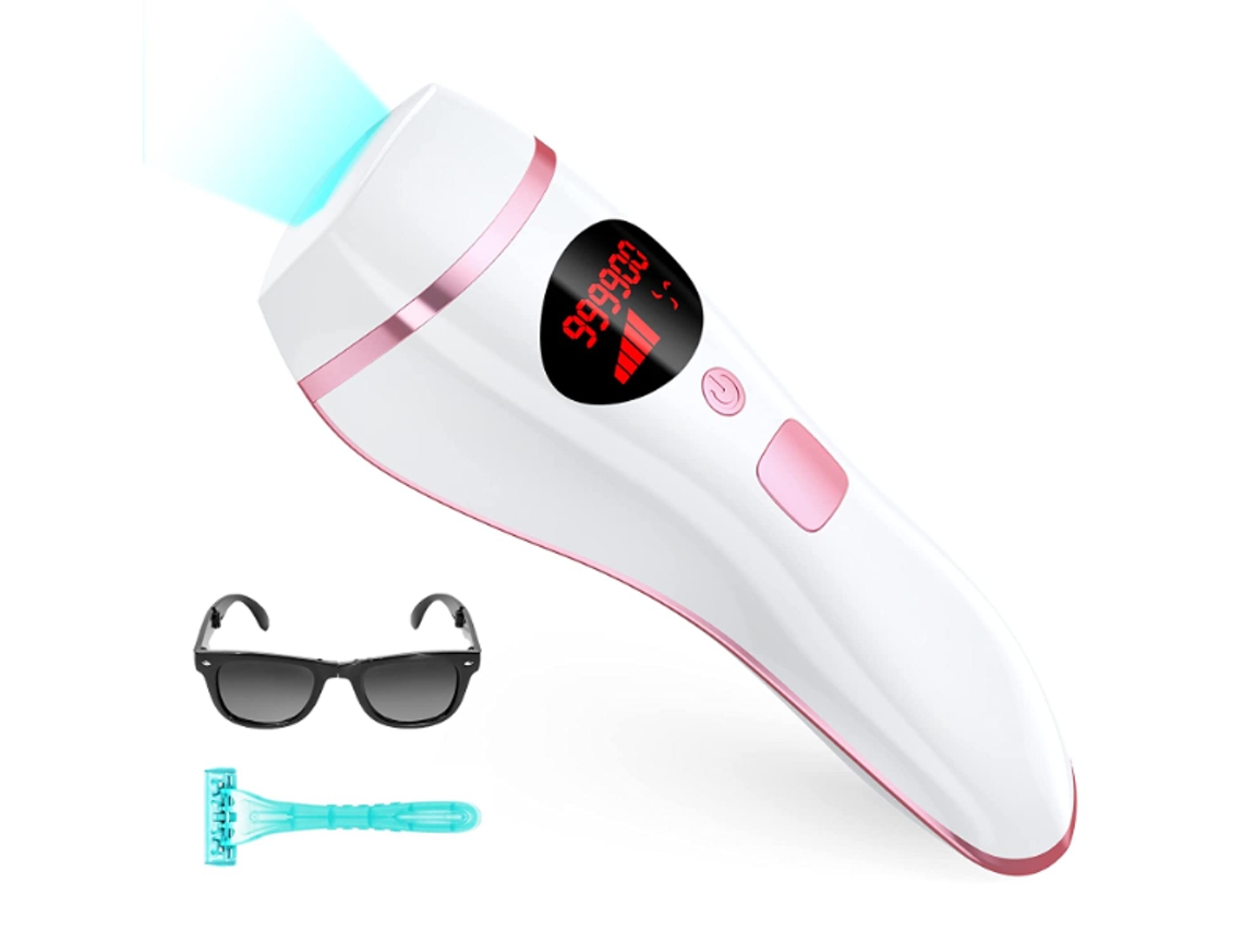 YIZHOOD Dlp291 Depiladora de Luz Pulsada Rosa