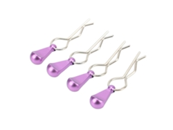 Clips De Carrocería De Acero Inoxidable Con Pestañas De Tracción Para Coches Rc 1/10, Juego De Piezas