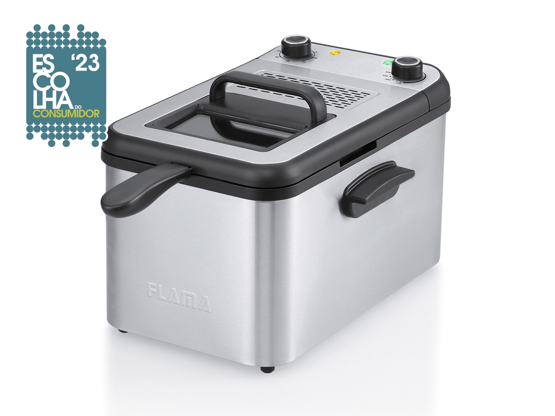 Freidora Semi-Profesional FLAMA 642FL (4.2 kg - Inox)