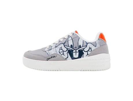 Zapatillas de Mujer DESIGUAL Metro Bugs Bunny Up Versão Baixa Gris (36)