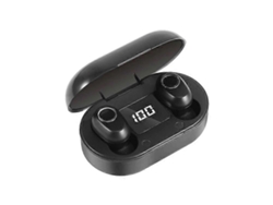 Auriculares inalámbricos Bluetooth Hengrongshen DT 13 de doble oído, compatibles con carga magnética inteligente y función táctil.