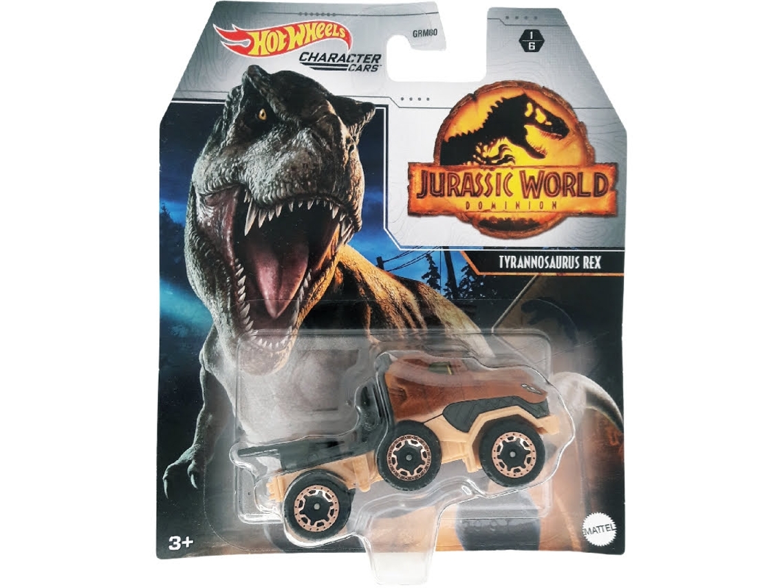 Coche HOT WHEELS Tiranosaurio Rex (Edad Mínima Recomendada: 3 años - 1:64)
