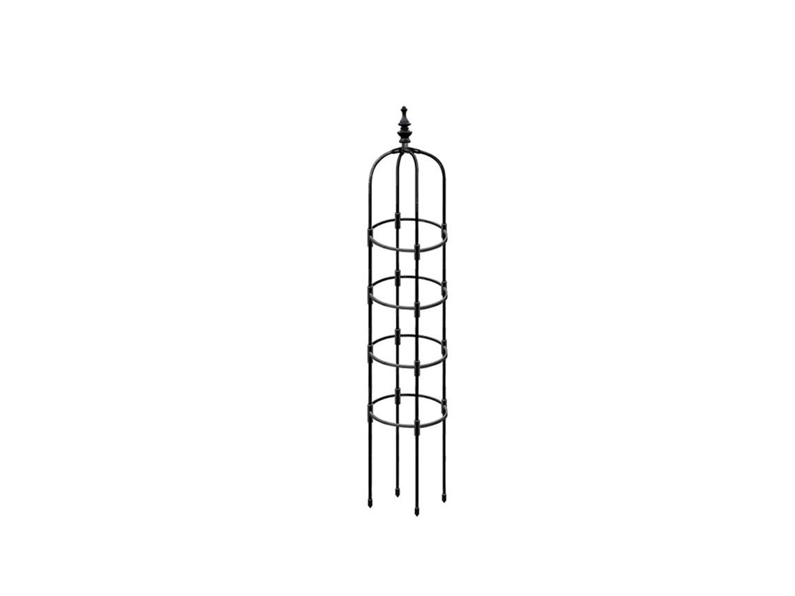 Estructura de soporte en forma de U para enredaderas.