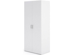 Armario DMORA Blanco (Aglomerado de Melamina - 77x175x49 cm)