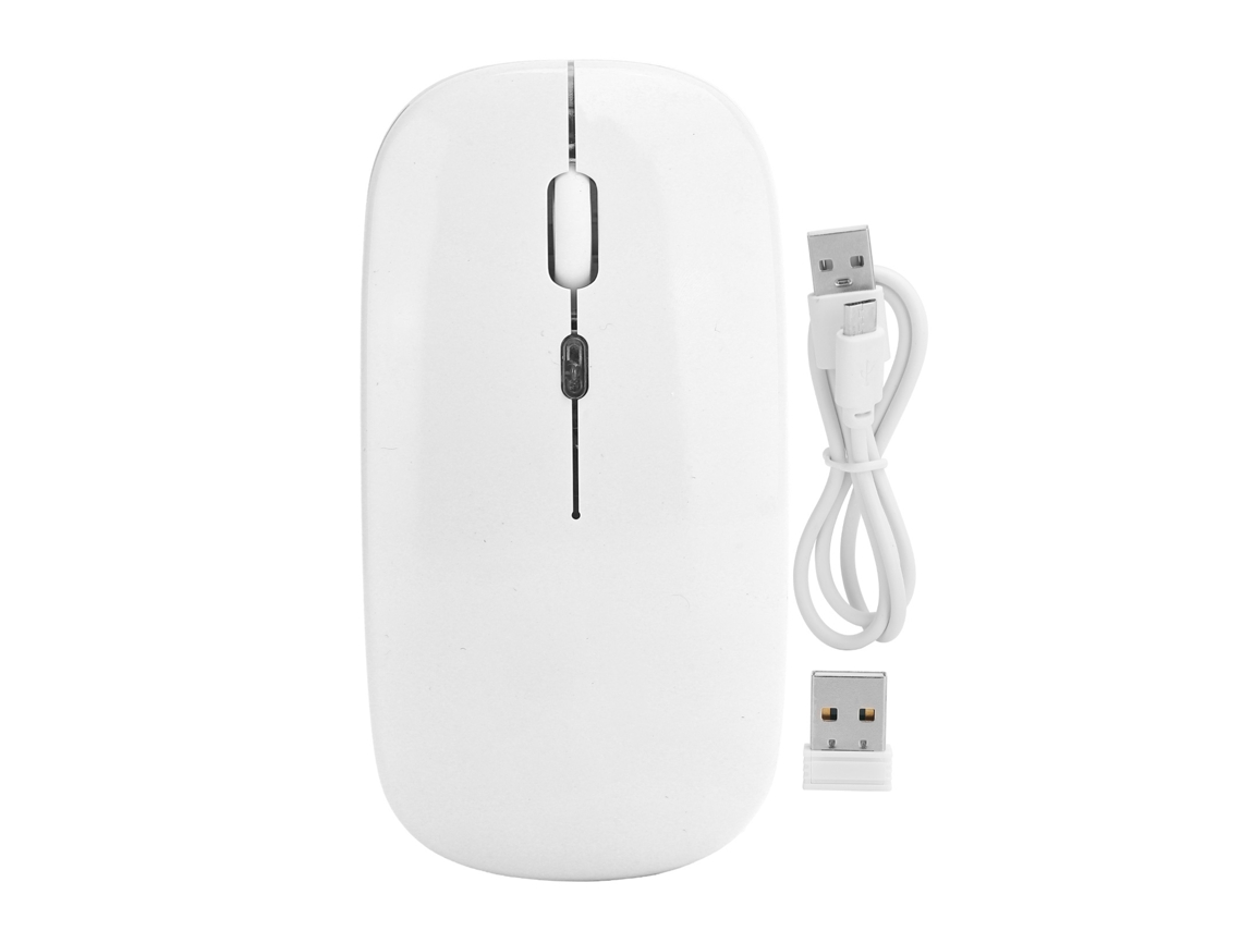 Ratón inalámbrico para ordenador Baoj-2026novorato con iluminación de 2,4 g