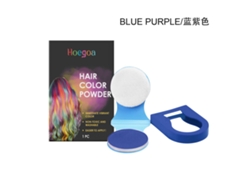 Tinte compacto para el cabello azul y morado