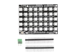 Veloriskku-placa De Desenvolvimento De Luz Rgb Ws2812b 5050 Com Controlador Integrado 5v 40 Bits Módulo Led 5x8