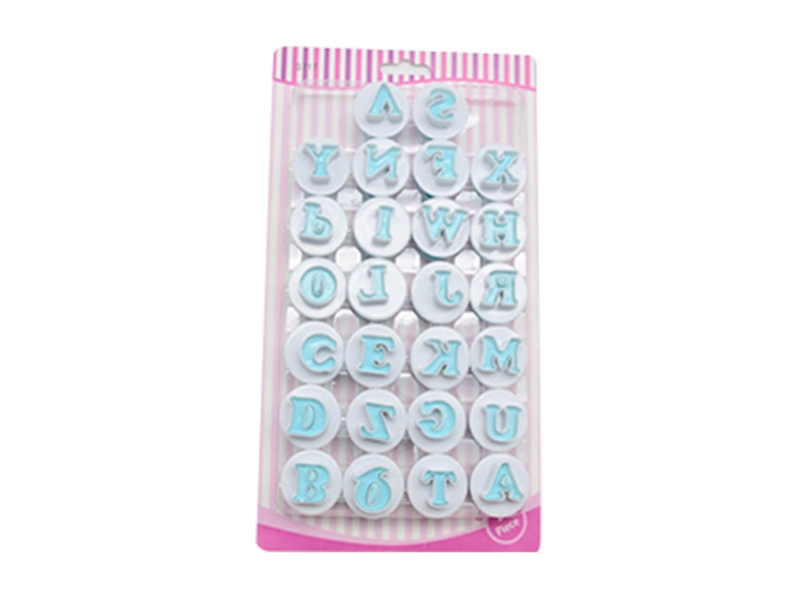 26 Moldes De Chocolate Con Forma De Letras Y Números, De Plástico Seguro Con Resorte Para Hornear.