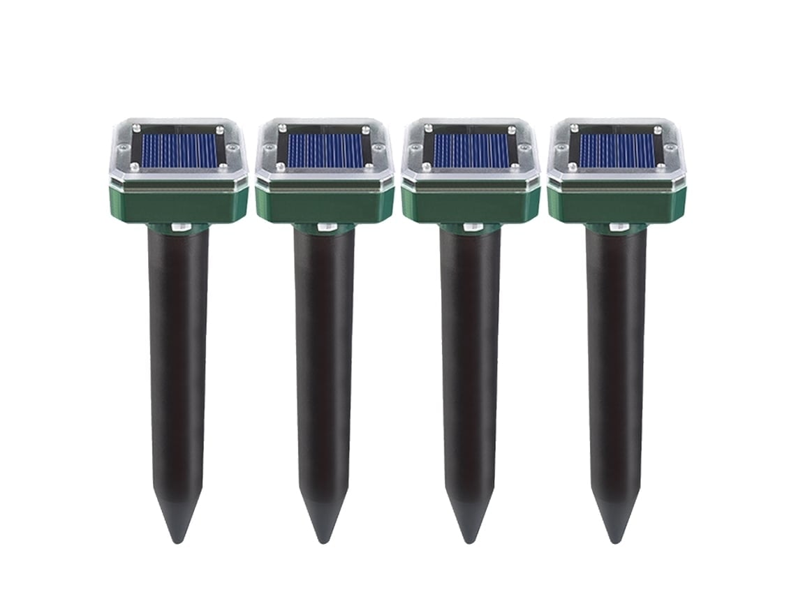 Ahuyentador De Roedores Con Energía Solar, Cuadrado, Cuatro Piezas, Impermeable, Para Uso Exterior., Resistente, Multifuncional, Viaje