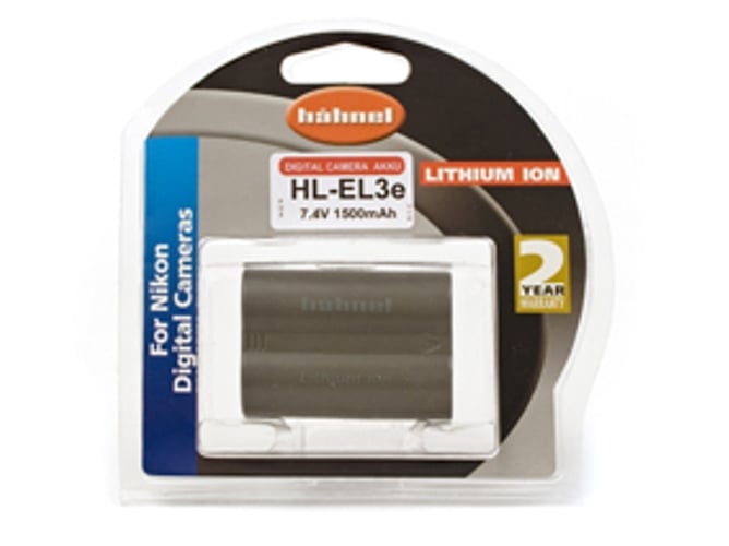 Batería HAHNEL LITIO HL- EL3E P/NIKON D300/90