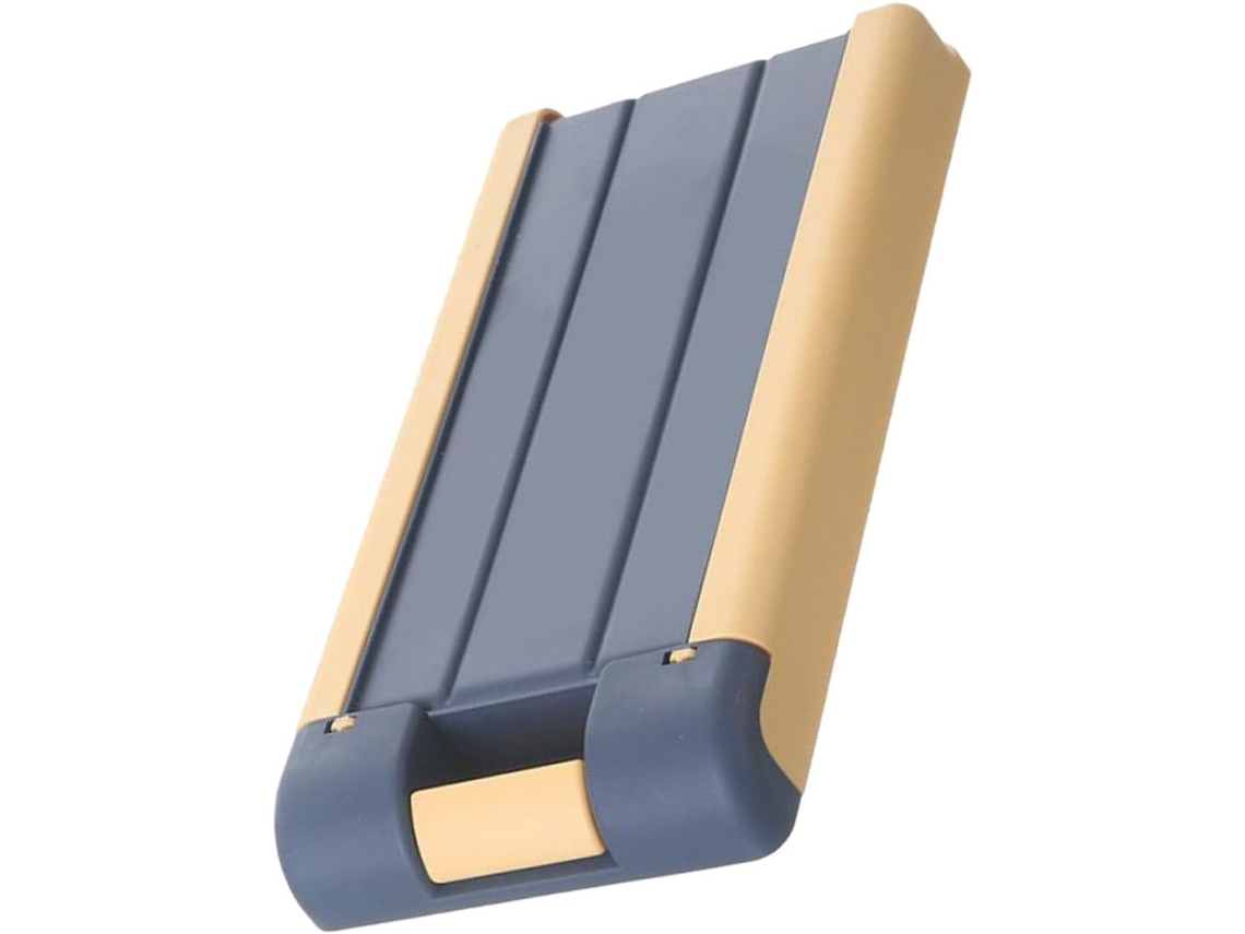 Organizador Compacto De Cajones Deslizantes Para Debajo Del Escritorio En Abs Azul.
