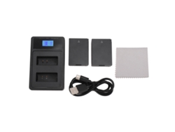 Batería De Cámara De 2300 Mah Con Cargador Portátil Para Kiss X50 X70 T5 T3 T100 4000d 3000d 2000d 1500d 1300d 1200d 1100d