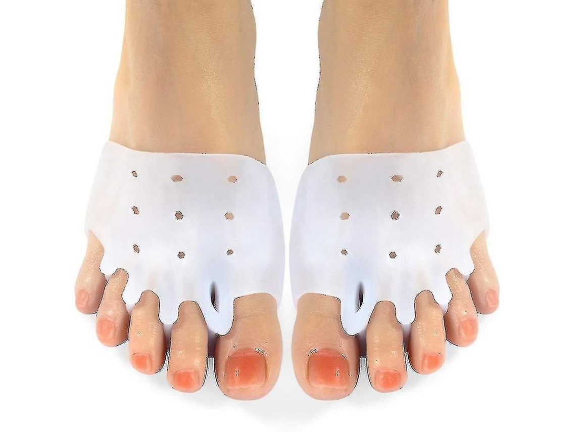 Almohadillas Metatarsianas De Gel (6 Unidades), Almohadillas Para La Planta Del Pie Con Separador De Dedos Celular Transpirable Para El Neuroma De Morton Y Callosidades.