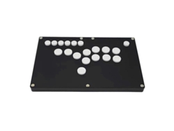 Joystick arcade de Street Fighter, control mecánico con botones, compatible con PC, duradero, disponible en blanco y negro. Hengjian