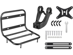 Portabicicletas Delantero Harilla, Capacidad De 15 Kg, Soporte Para Pizza, Bolsa Picnic Delantera Fácil