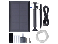 Kit de bomba de oxígeno solar de 5,5 V y 1,5 W, IP65, para acuario y piscina.