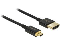 Cable HDMI DELOCK (HDMI - HDMI - 3 m - Negro)