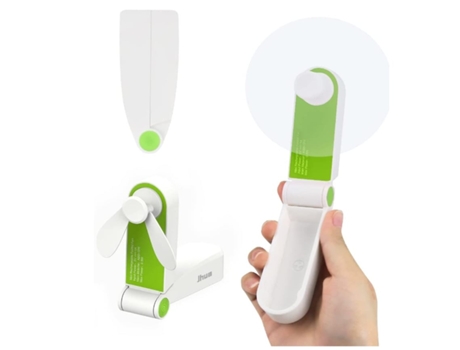 Mini Ventilador Portátil ENZON USB 2 Velocidades Verde