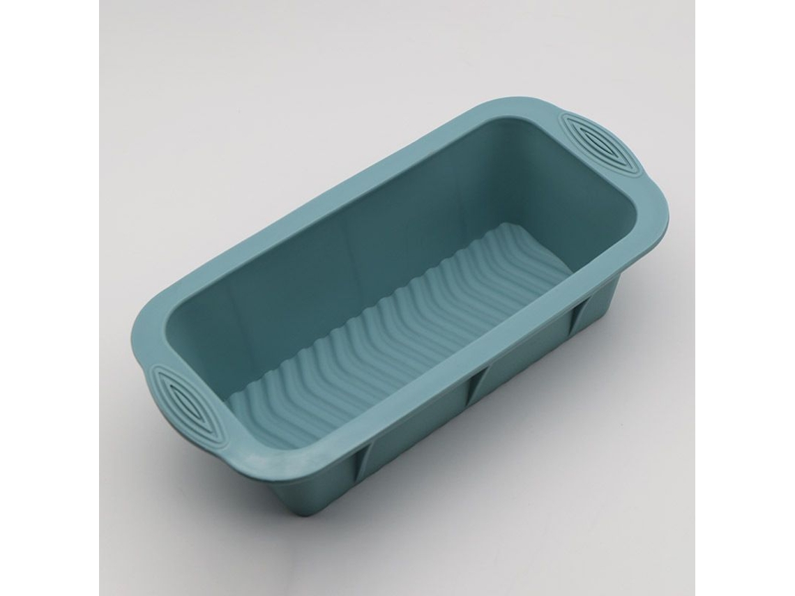 2026 2 Formas Quadradas de Silicone Antiaderentes para Bolos, para Assar Pão Caseiro, Azul