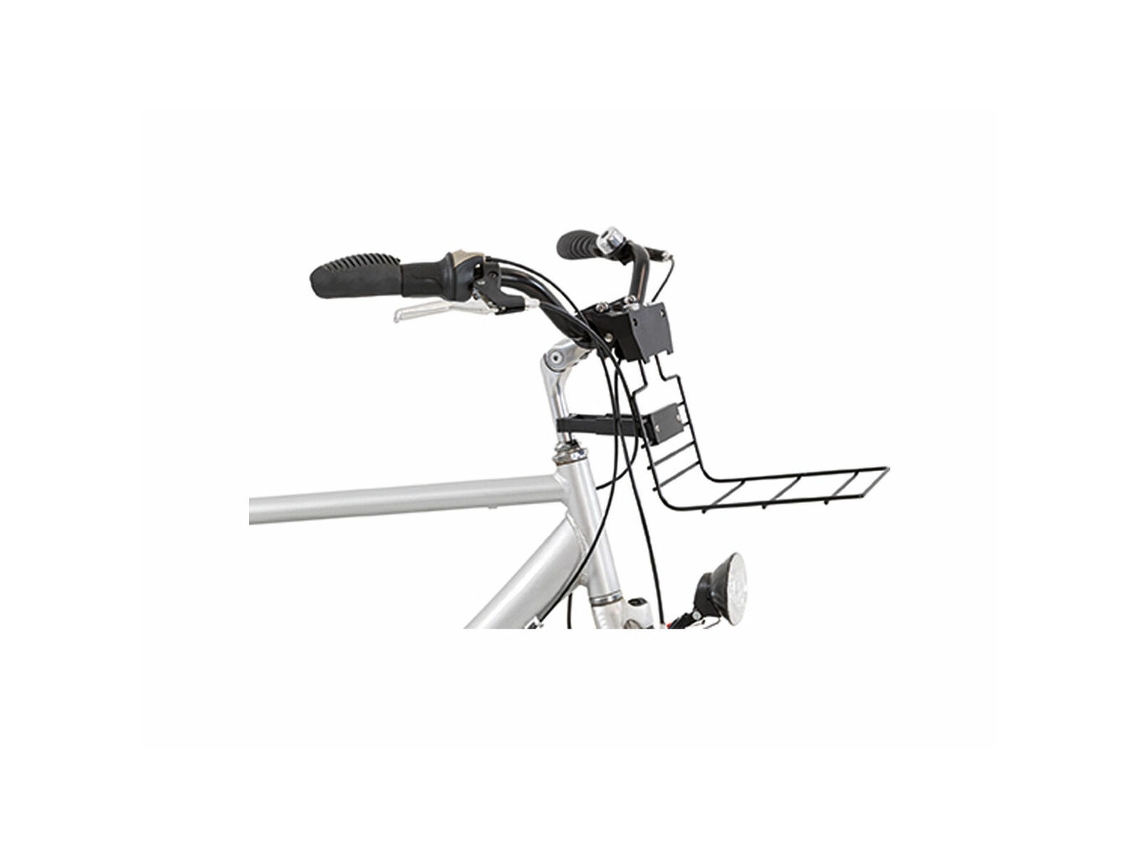 Soporte para cesta de bicicleta Trixie negro