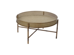Mesa Centro Metal 80x80x38cm