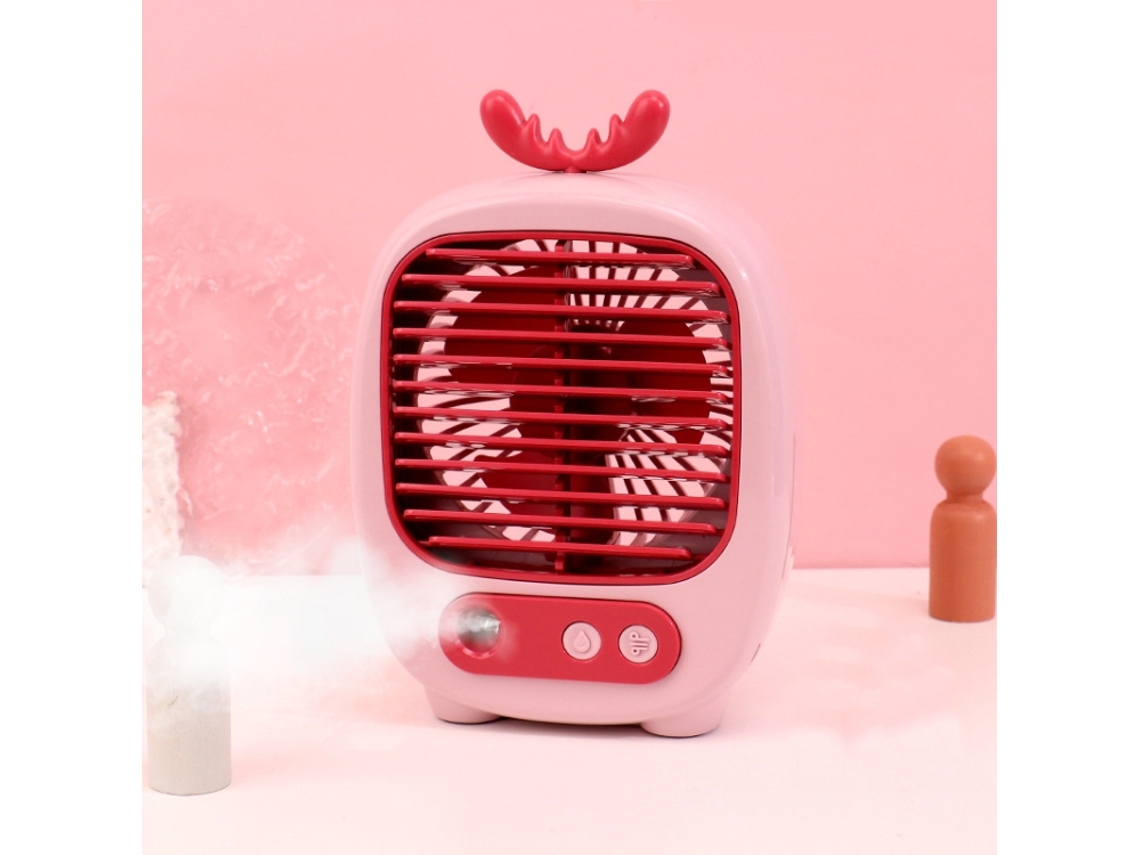 Ventilador de escritorio USB CSYY con rociador y humidificador.