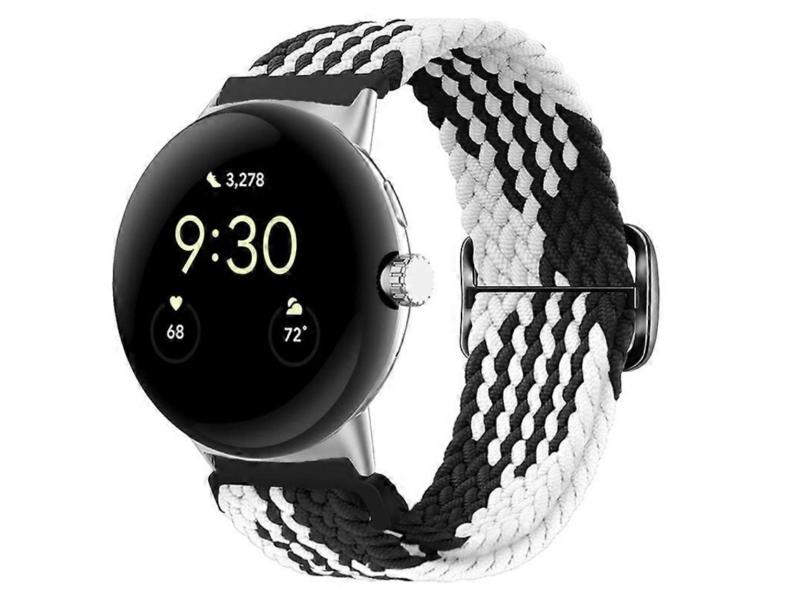 Correa de nailon trenzado con hebilla para reloj Google Pixel