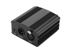 Alimentación Fantasma De 48 V Y 1 Canal Para Micrófono De Condensador Con Adaptador De Corriente.