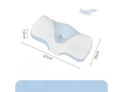 Almohada Cervical Ergonómica De Espuma Viscoelástica Para Aliviar El Dolor De Cuello (azul) Cuich
