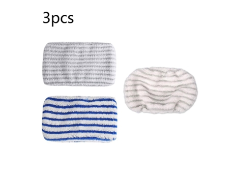 3 piezas de almohadillas de tela de microfibra para Rowenta Clean&Steam Zr005801, accesorios para aspiradoras, repuestos de Robot aspirador para li...