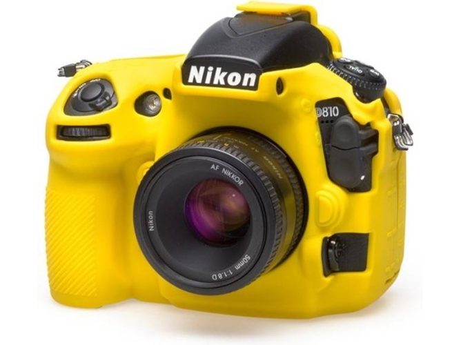 Funda silicona EASYCOVER Nikon D810 Amarillo