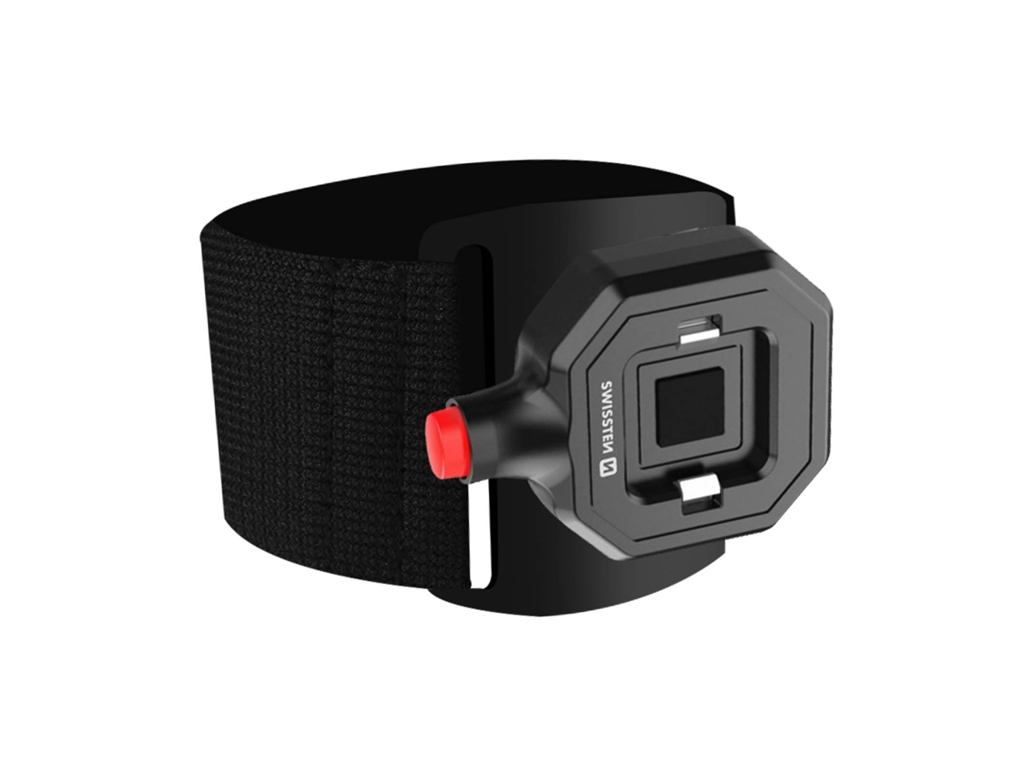 Brazalete Deportivo Smartphone Easy Lock Adaptador SWISSTEN (Negro)