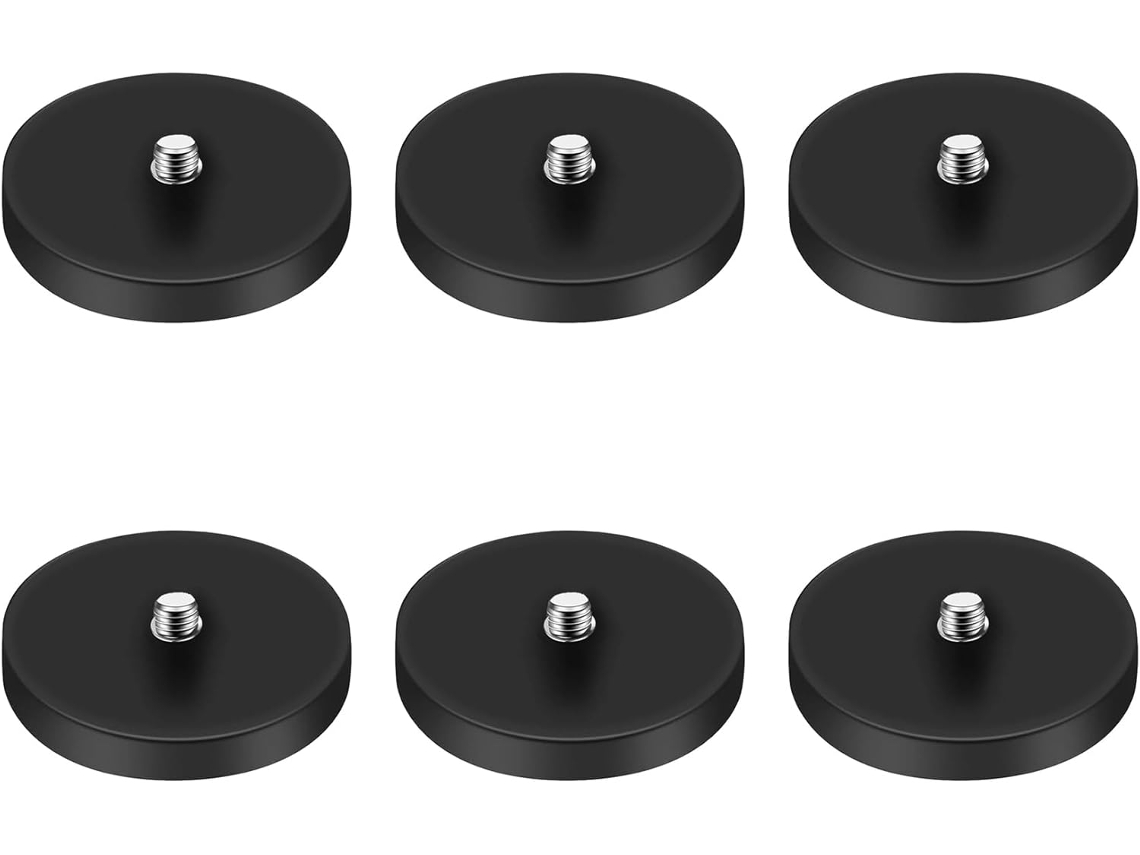 Bases De Montaje Con Ventosa Magnética Y Orificio Roscado De 1/4 De Pulgada Para Cámaras De Acción.