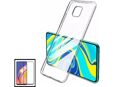 Kit Carcasa + Protector de Pantalla Xiaomi Redmi Note 9 PHONECARE Transparente