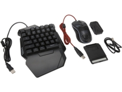 Teclado Para Juegos Rgb Con Cable Y Convertidor Integrado Con Controles Silenciosos.