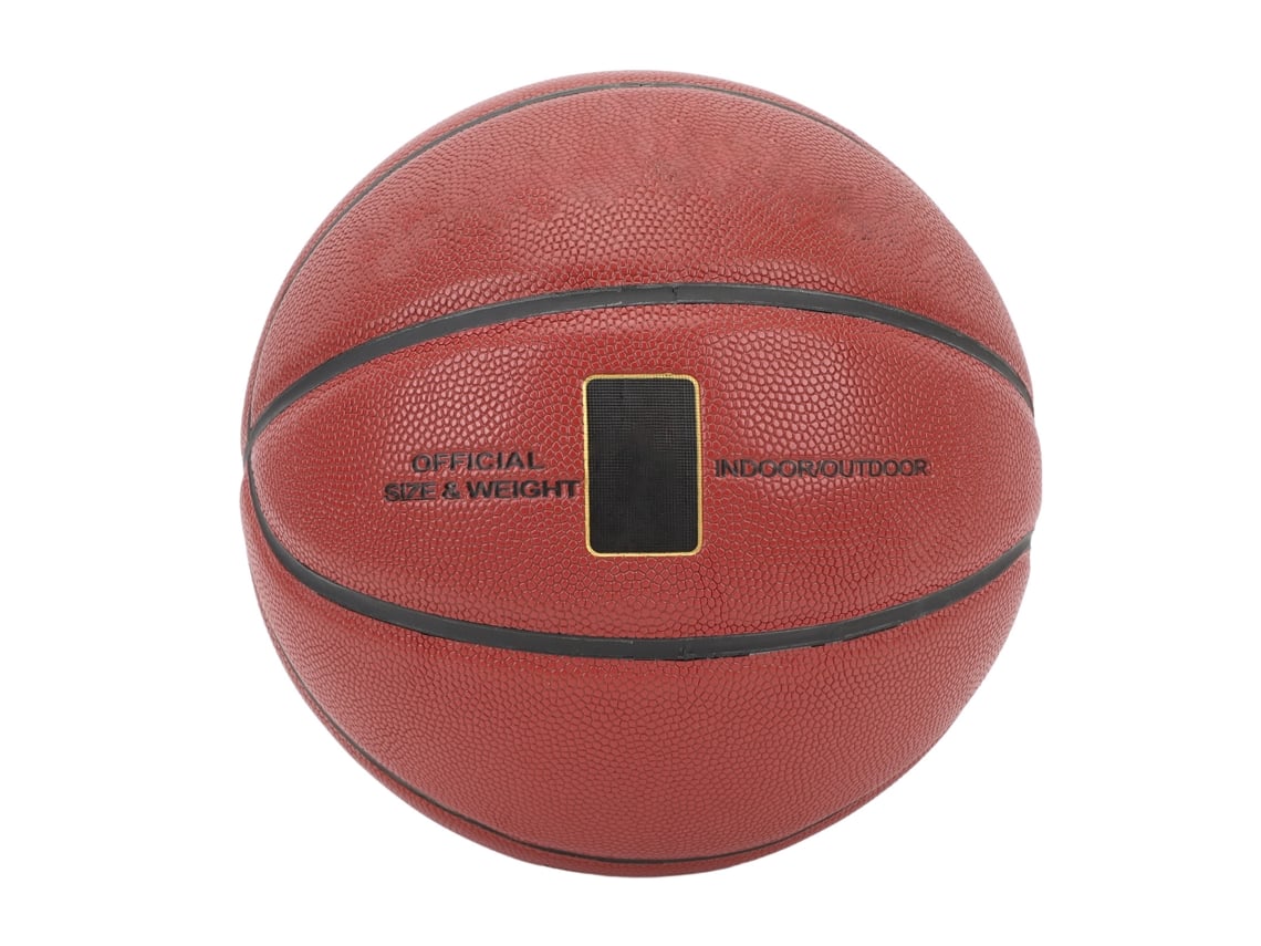 Pelota De Baloncesto Pu Con Capa Media Gruesa Para Entrenamiento Interior Y Exterior, Boquilla Antifuga Para Deportes Y Ejercicio