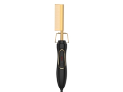 Cepillo Alisador Eléctrico De Cobre Uso Seco/mojado, Plancha, Alisador, Rizador De Pelo Nuevo - Negro Dorado Estándar Europeo