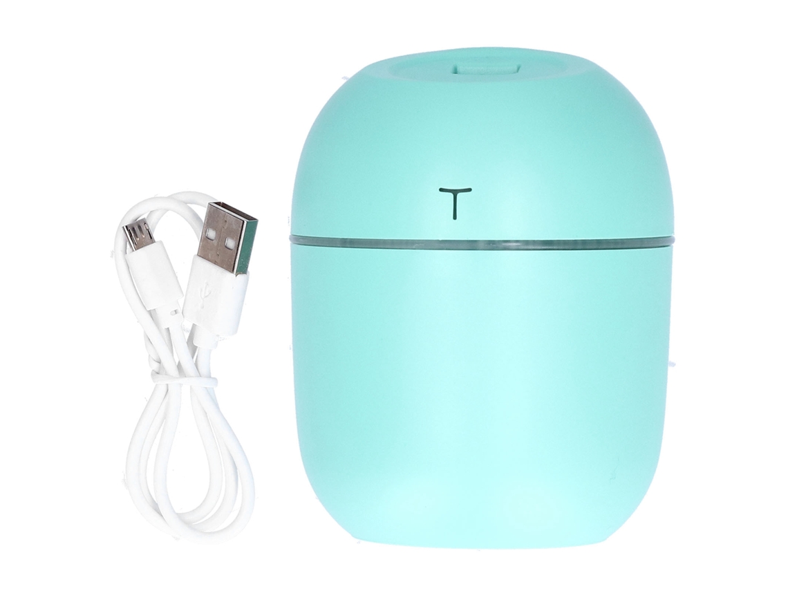 Difusor de aceites esenciales portátil de 220 ml, mini humidificador USB con LED para el hogar y el automóvil, purificador de aire.