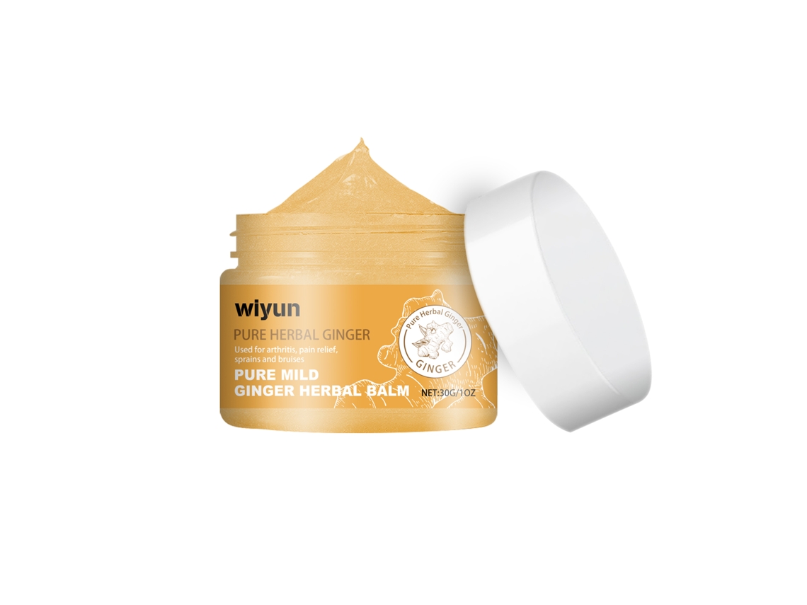 Ungüento herbal de jengibre Wiyun alivia el dolor.