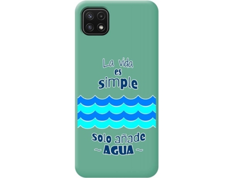Carcasa Samsung Galaxy A22 5G TUMUNDOSMARTPHONE Agua Verde