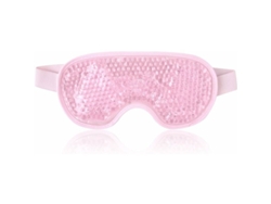 Mascarilla de gel frío-calor con perlas flexibles para un alivio rápido y suave, color rosa