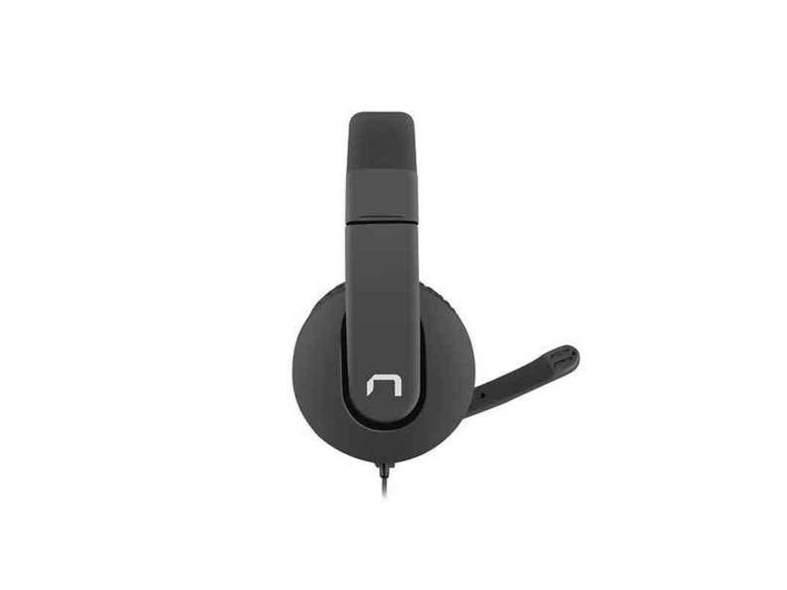 Auriculares con Micrófono Natec Rhea Negro
