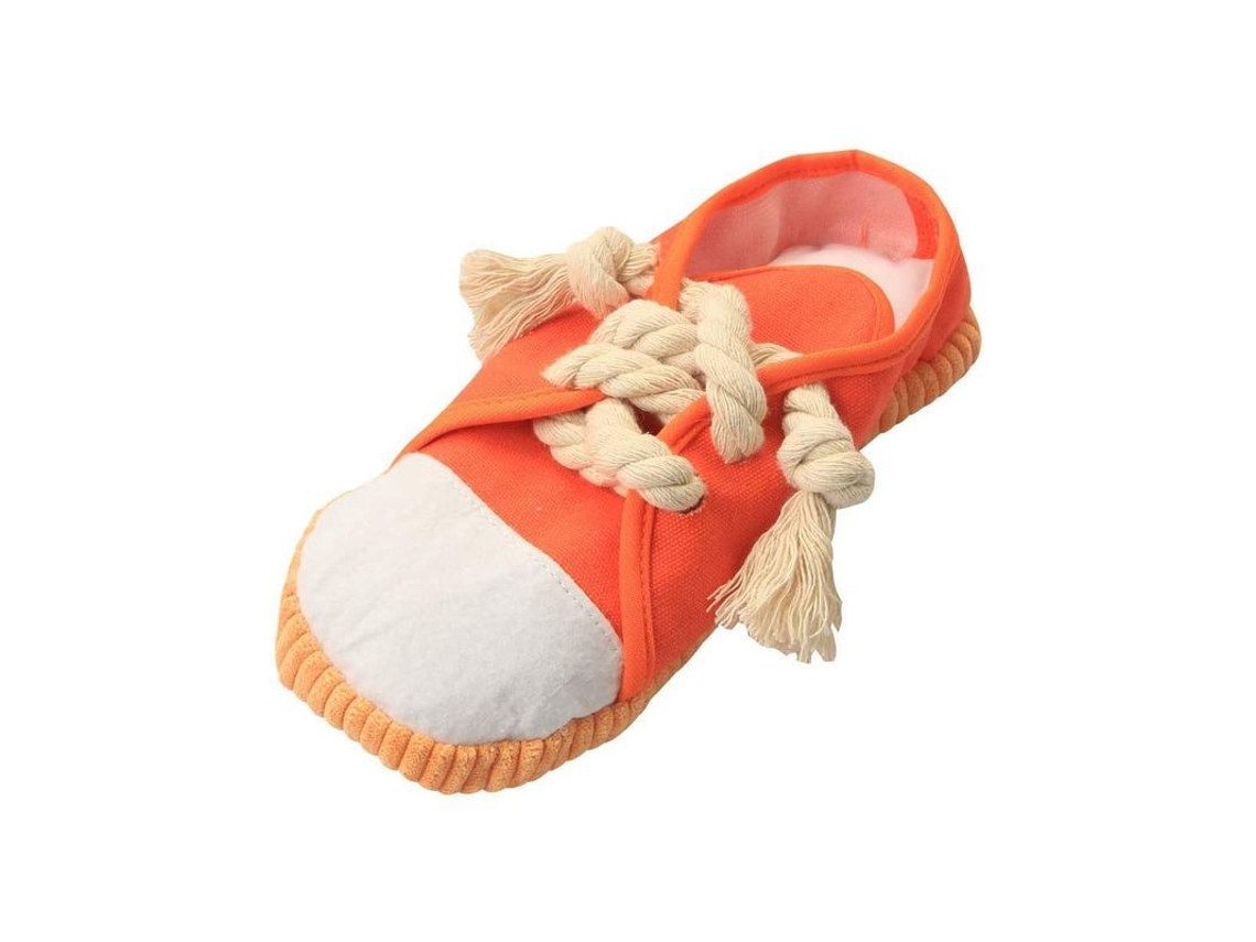 2026-juguete De Mordida Interactivo Para Perros Con Sonido Chirriante Simula Zapatos Naranja