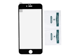 Película De Vidrio Templado Hd Anti-huellas Dactilares De Cobertura Total Para Iphone 6 Plus Negro