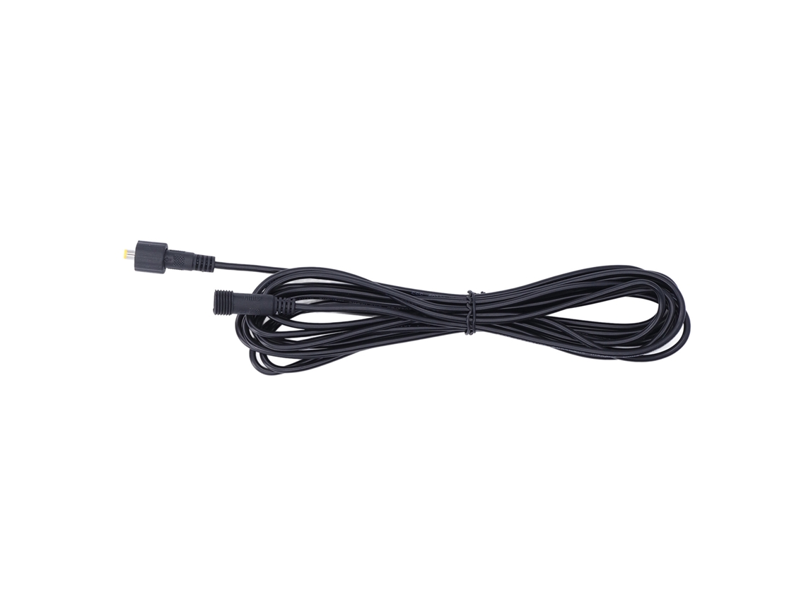 Cable de extensión para luz solar DC5.5x2.1mm, 5 metros, cable de alimentación universal de 12V y 24V.