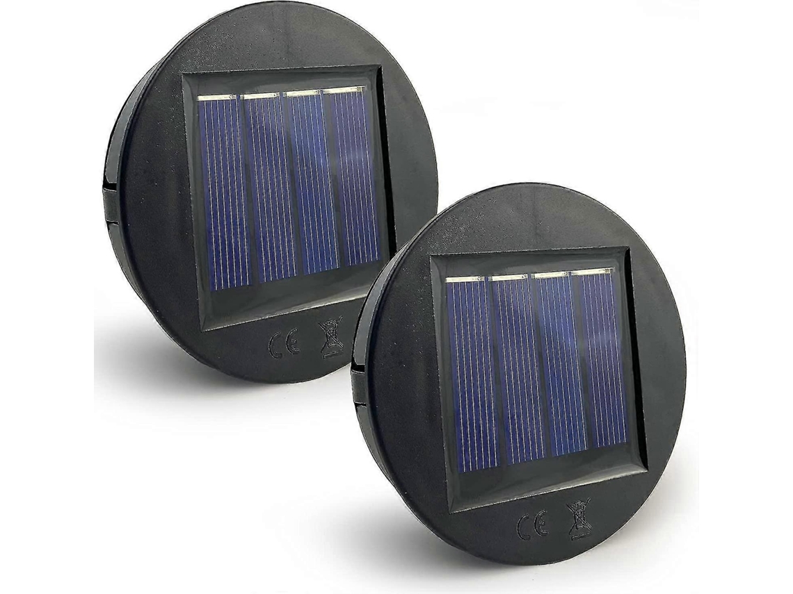 2 Piezas Repuesto Luces Solares 8cm Led Clara Ip65 Impermeable Para Linternas Jardín Y Diy Clase Energética A++