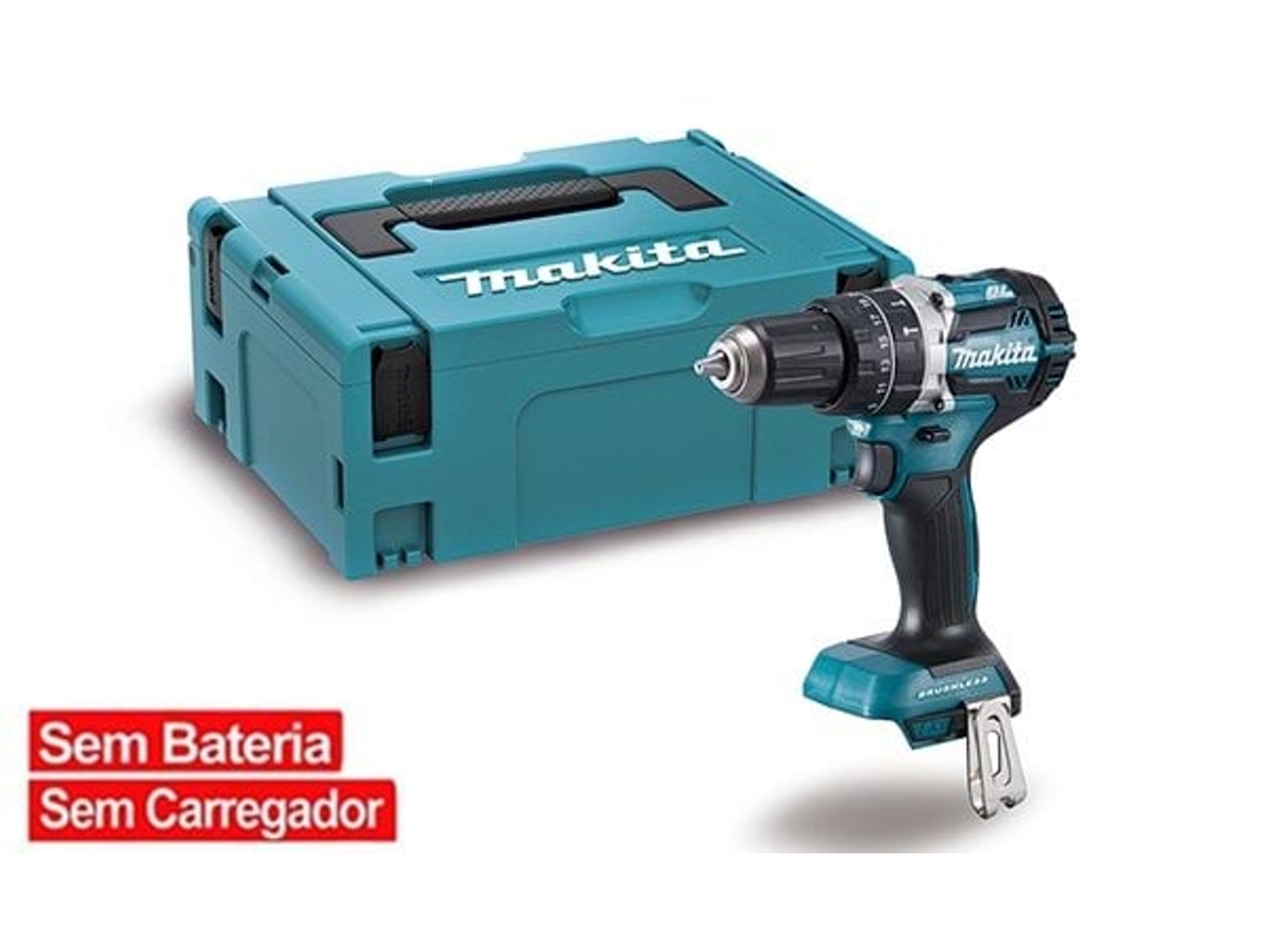 Taladro de percusión Makita DHP484ZJ 18V 54Nm